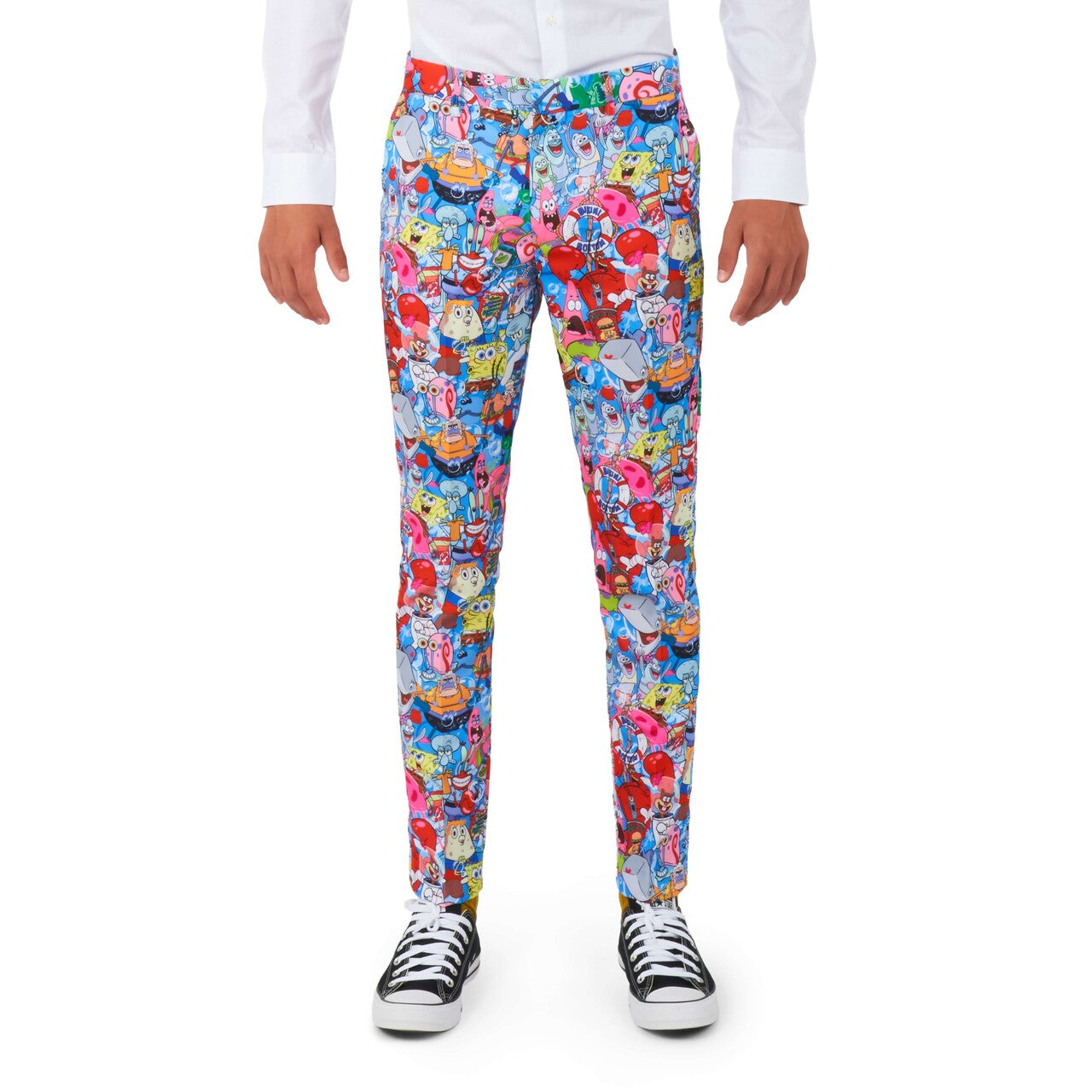 Op deze afbeelding zie je een Kostuums, van het merk Opposuits. Teen Boys Spongebob™ Frenzy Jongen Kostuum