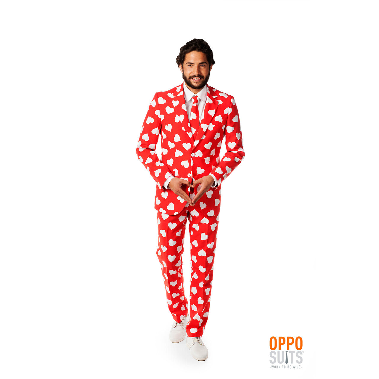 Op deze afbeelding zie je een Kostuums, van het merk Opposuits. Mr. Lover Lover Valentijn Opposuit Kostuum Man