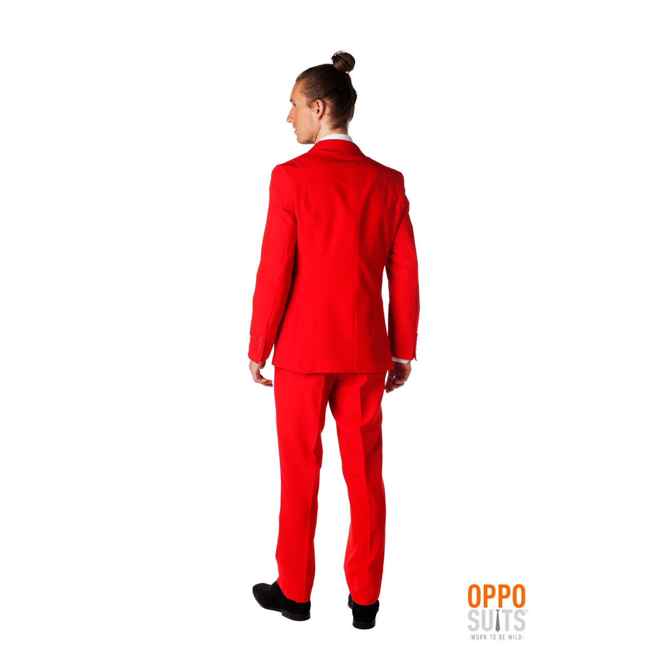 Op deze afbeelding zie je een Kostuums, van het merk Opposuits. Intense Red Devil Opposuit Kostuum Man