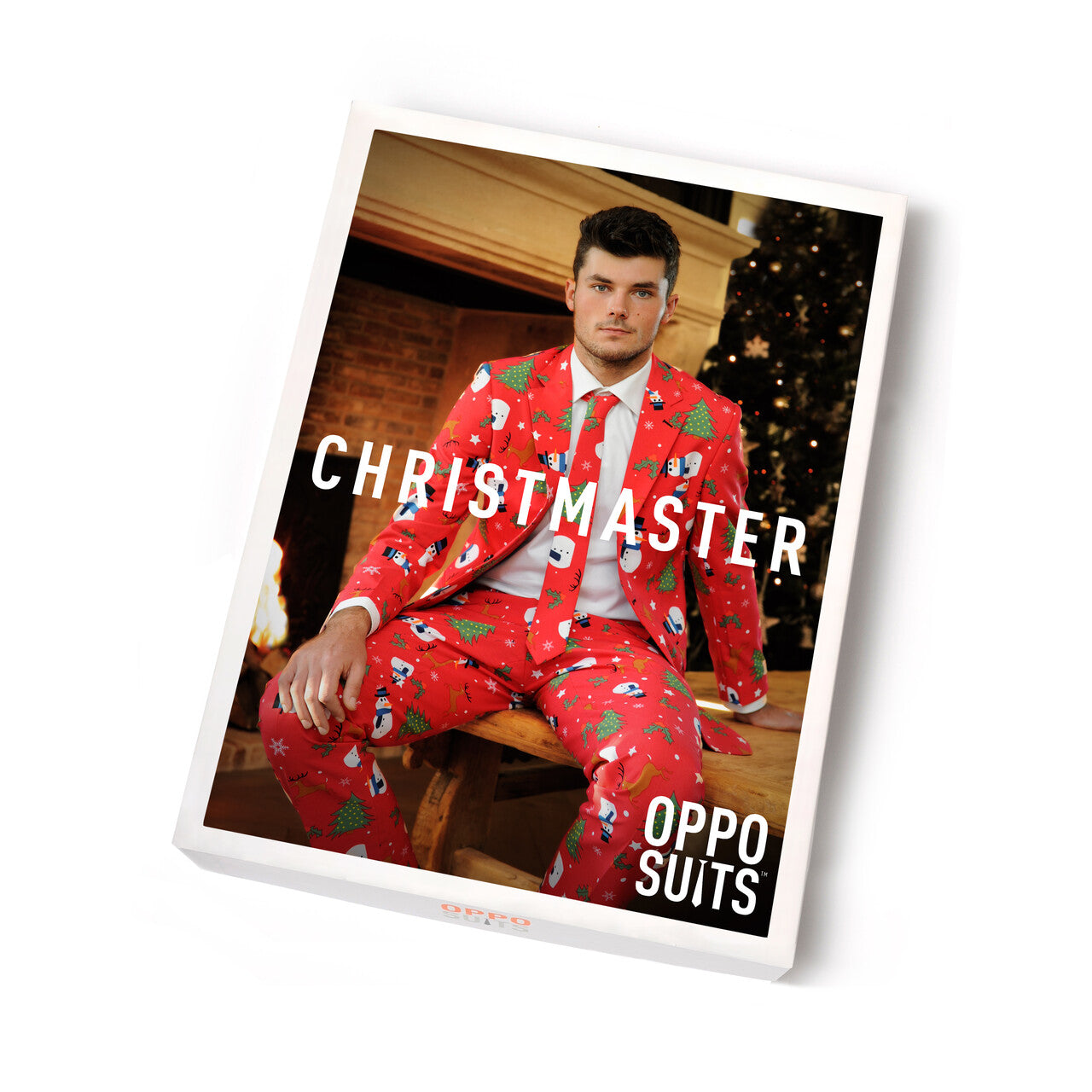 Op deze afbeelding zie je een Kostuums, van het merk Opposuits. Christmaster Opposuit Kostuum Man