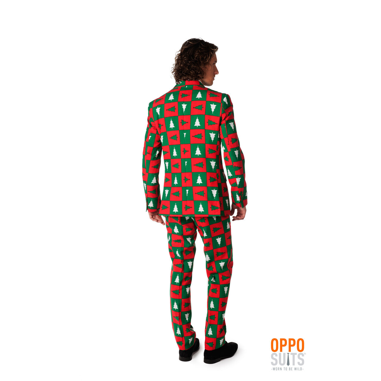 Op deze afbeelding zie je een Kostuums, van het merk Opposuits. Treemendous X-Mas Opposuit Kostuum Man