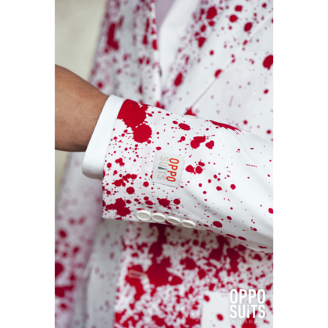 Op deze afbeelding zie je een Kostuums, van het merk Opposuits. Crazy Bloody Harry Opposuit Kostuum Man