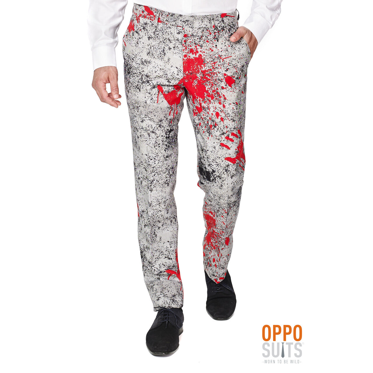 Op deze afbeelding zie je een Kostuums, van het merk Opposuits. Horror Zombiac Opposuit Kostuum Man