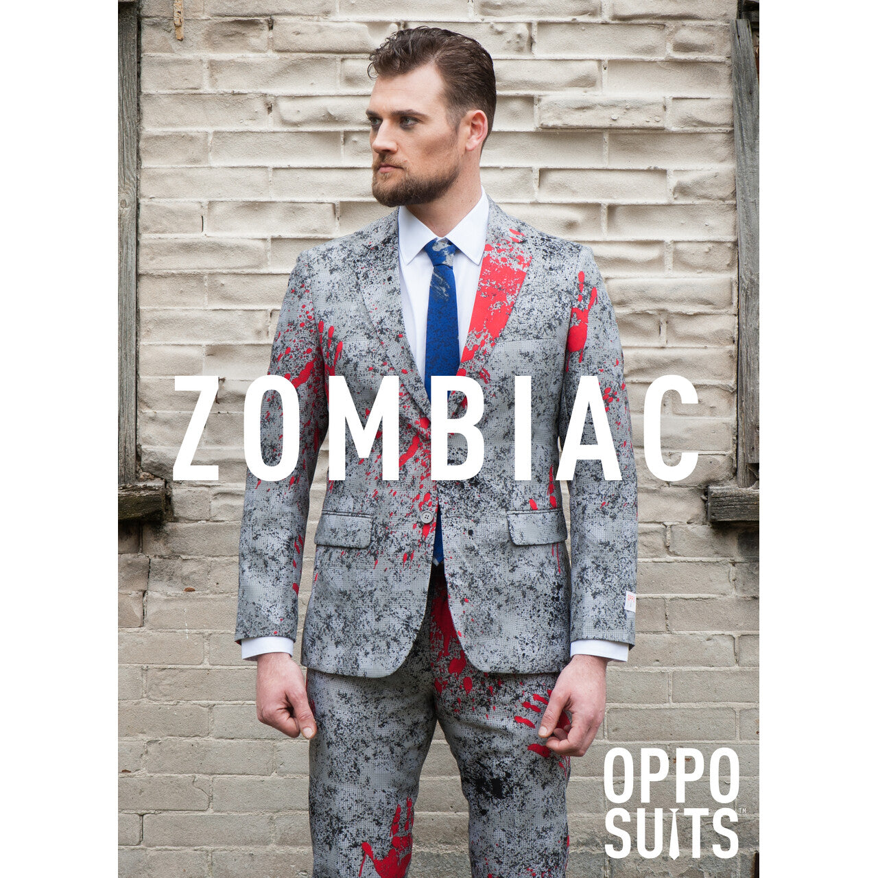 Op deze afbeelding zie je een Kostuums, van het merk Opposuits. Horror Zombiac Opposuit Kostuum Man