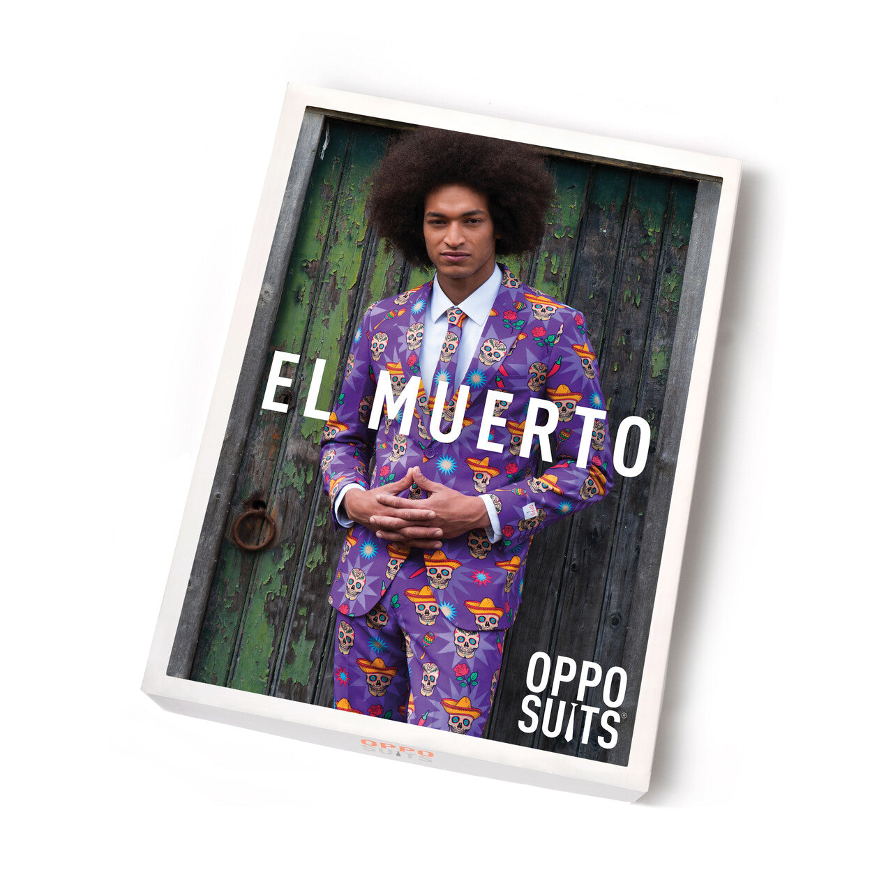 Op deze afbeelding zie je een Kostuums, van het merk Opposuits. Gringo El Muerto Opposuit Kostuum Man