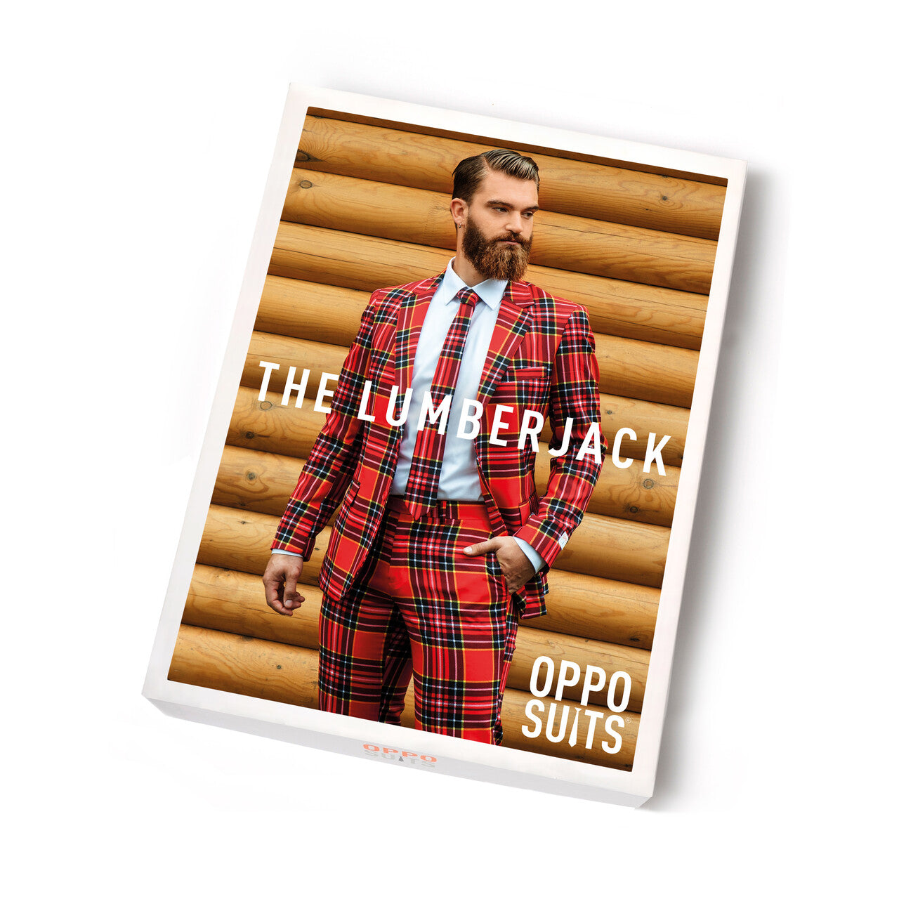 Op deze afbeelding zie je een Kostuums, van het merk Opposuits. The Lumberjack Opposuit Kostuum Man