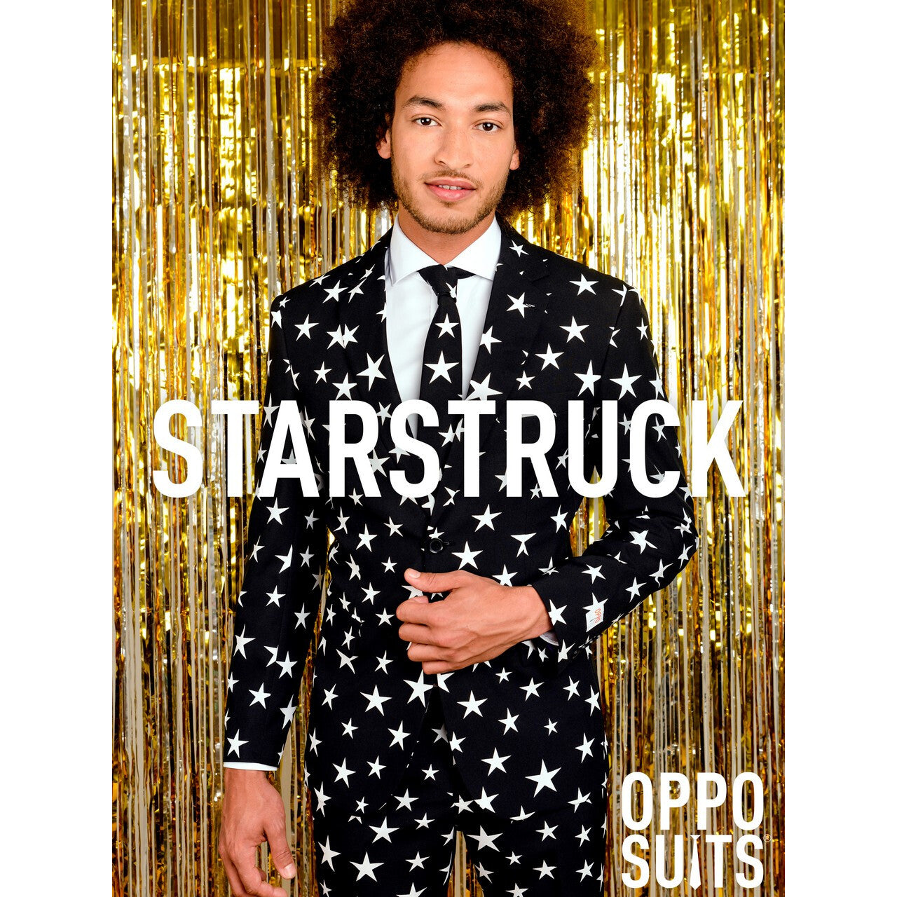 Op deze afbeelding zie je een Kostuums, van het merk Opposuits. Sterrennacht Starstruck Opposuit Man Kostuum