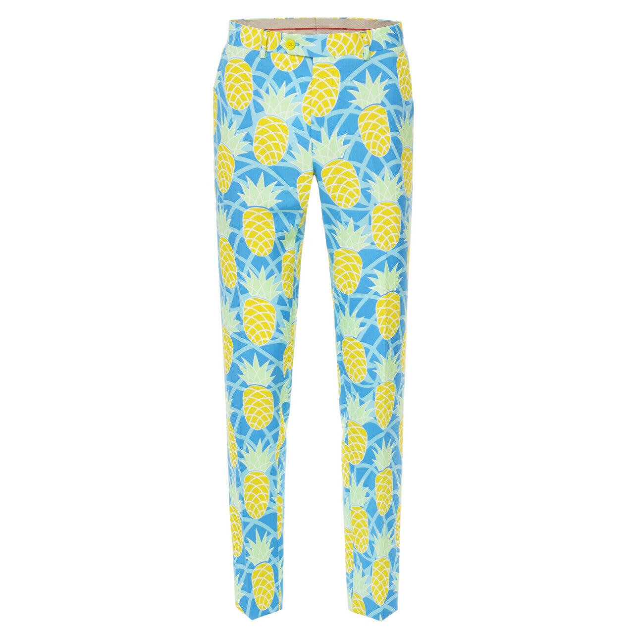 Op deze afbeelding zie je een Kostuums, van het merk Opposuits. Tropisch Lange Zomer Ananas Man Kostuum