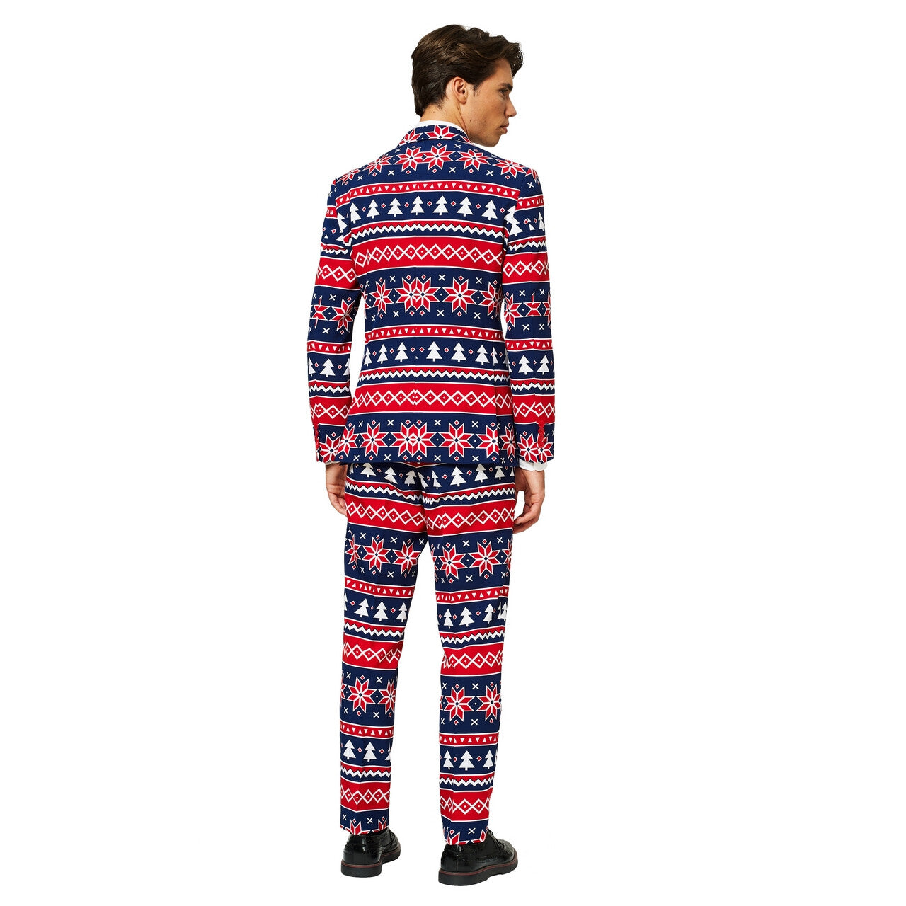 Op deze afbeelding zie je een Kostuums, van het merk Opposuits. Nordic Noel Kerstbomen IJskristallen Man Kostuum