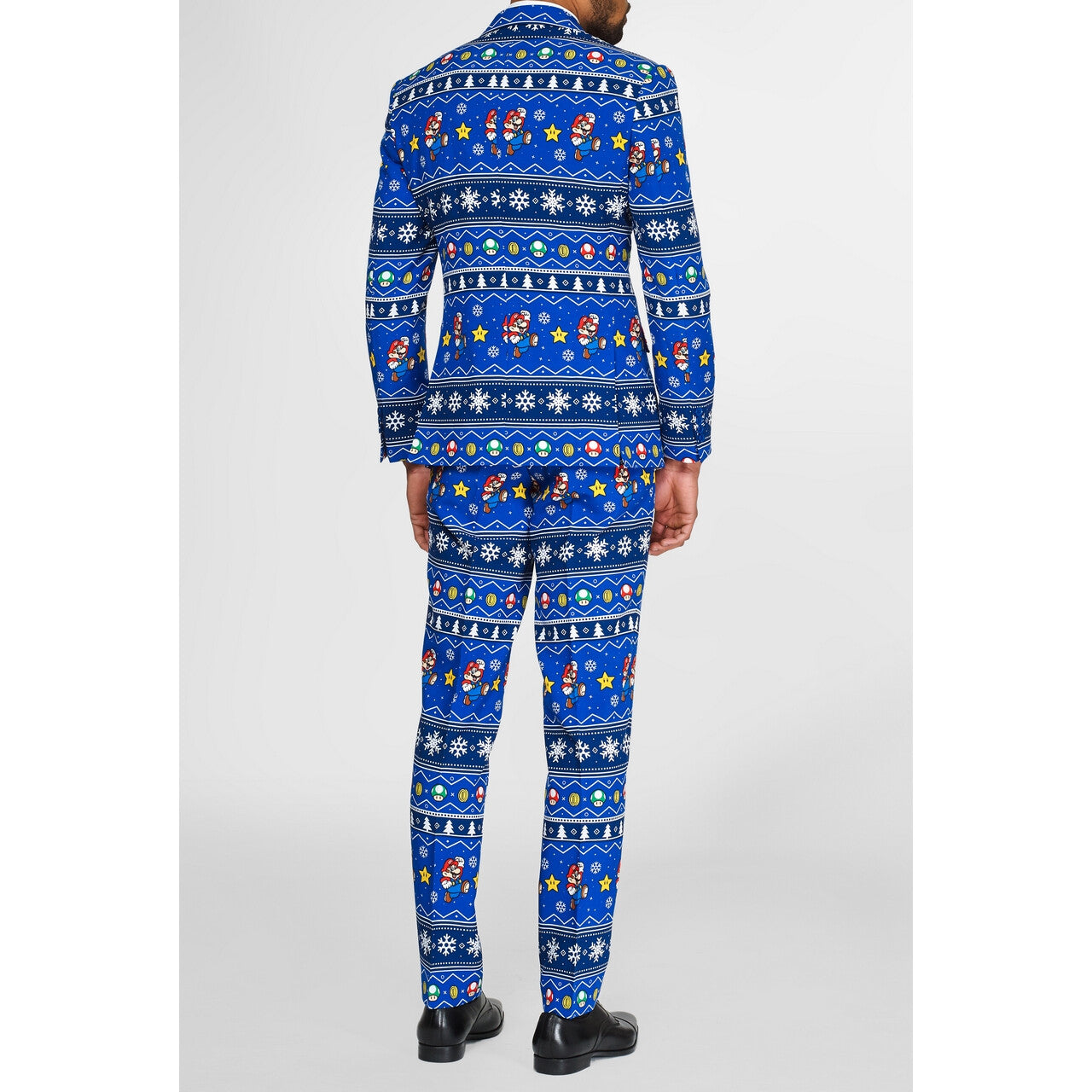 Op deze afbeelding zie je een Kostuums, van het merk Opposuits. Merry Mario™ Kerst Computerspel Man Kostuum