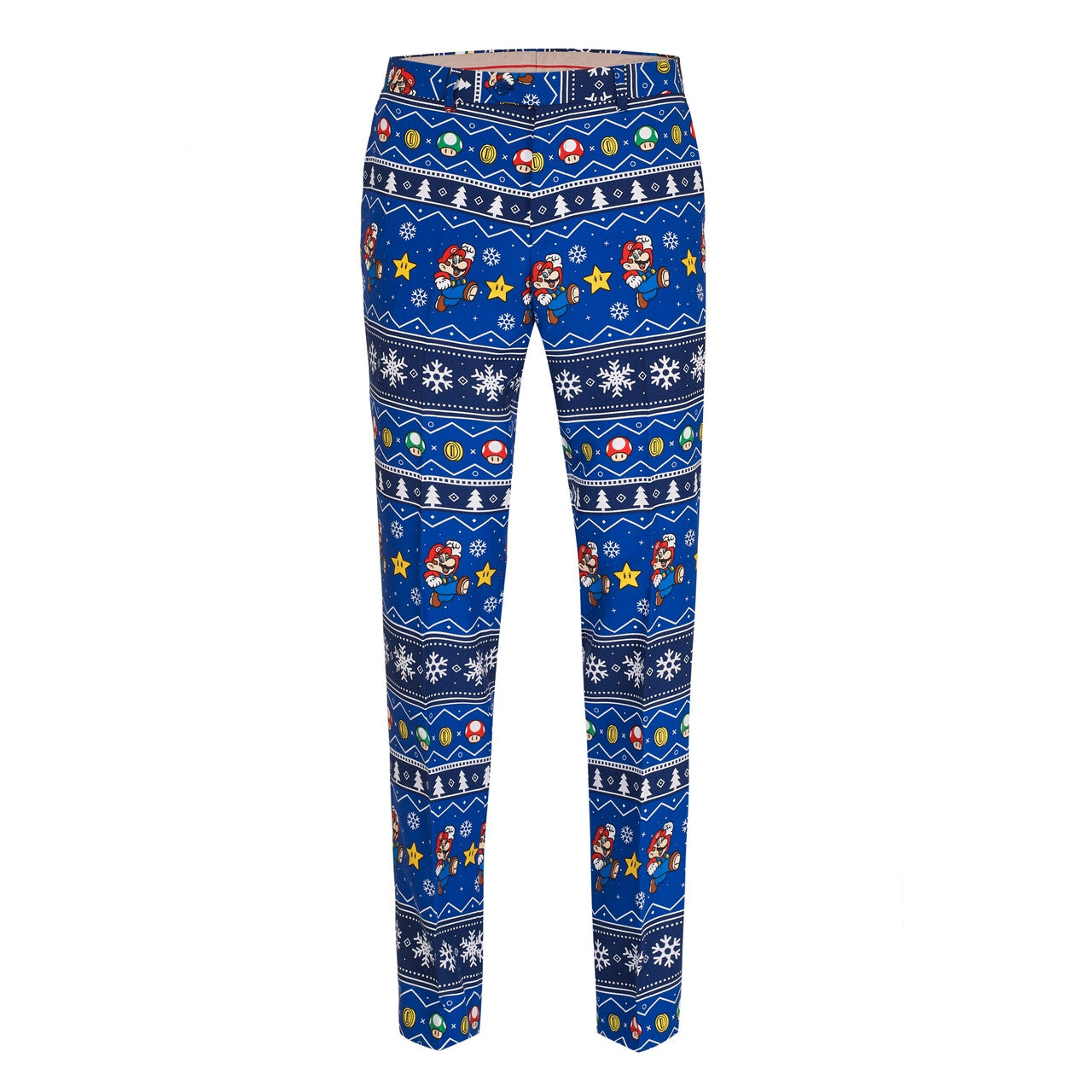 Op deze afbeelding zie je een Kostuums, van het merk Opposuits. Merry Mario™ Kerst Computerspel Man Kostuum