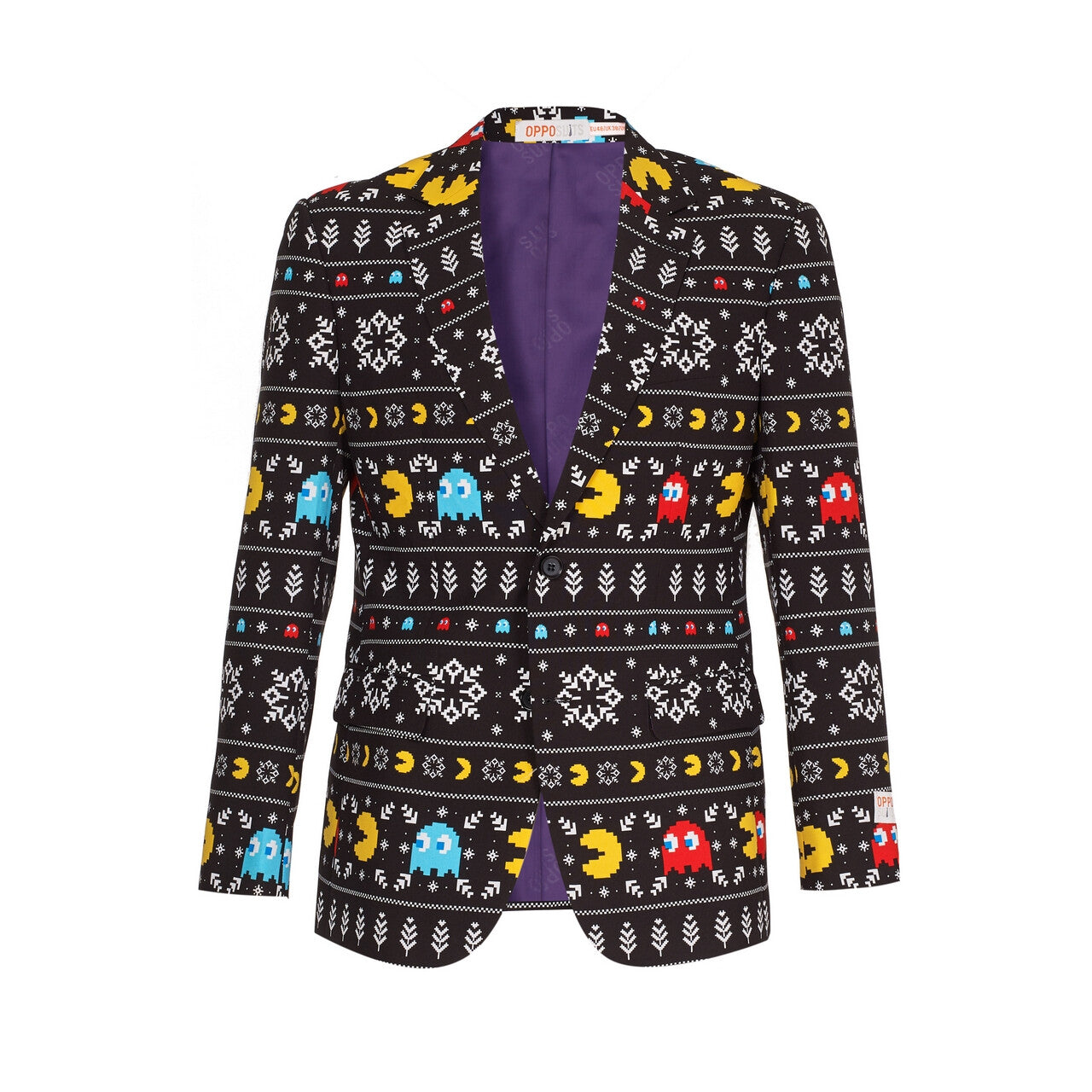 Op deze afbeelding zie je een Kostuums, van het merk Opposuits. Winter Pac-Man™ Computerspel Kostuum