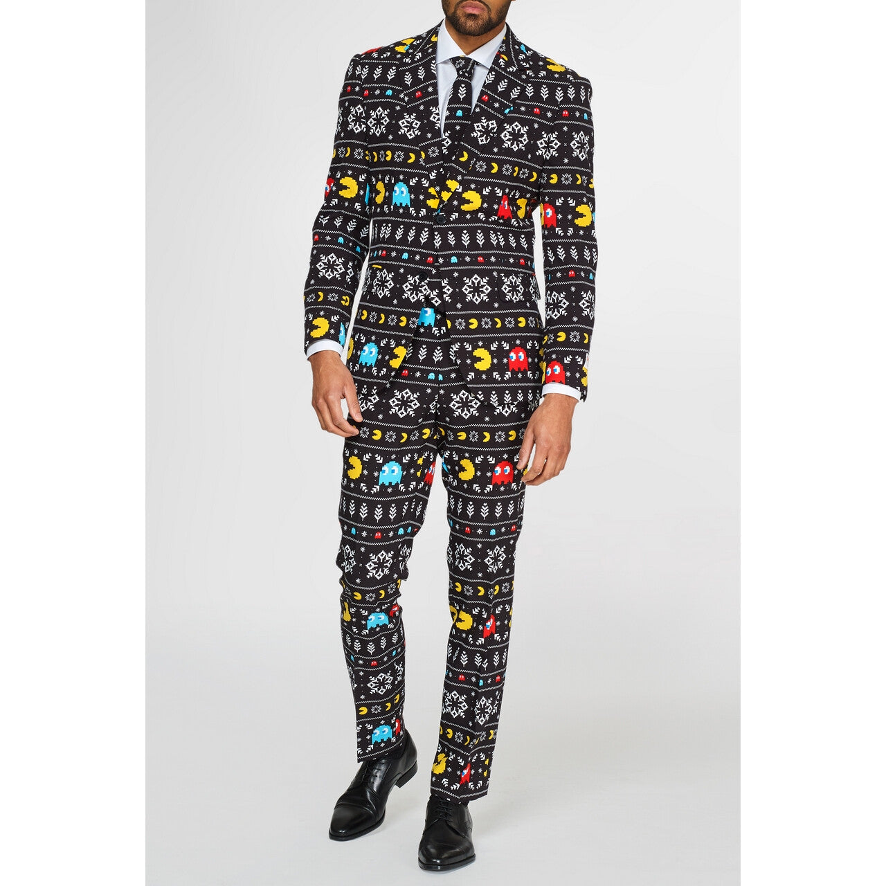 Op deze afbeelding zie je een Kostuums, van het merk Opposuits. Winter Pac-Man™ Computerspel Kostuum