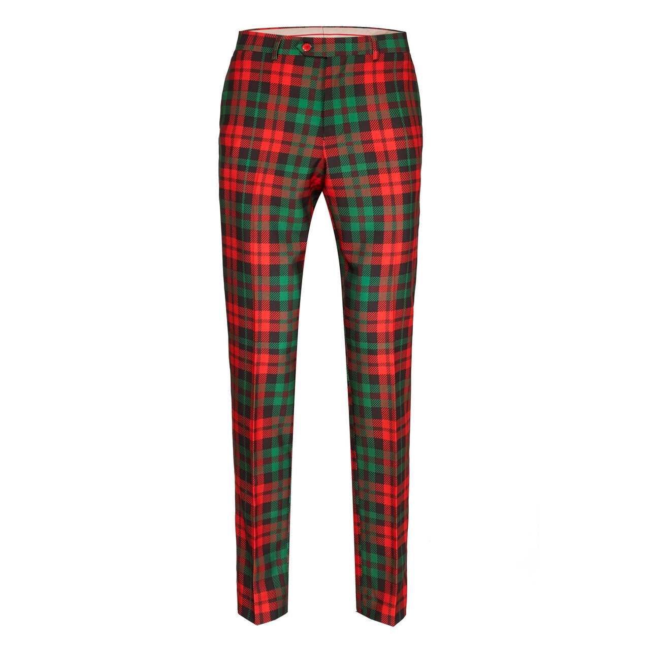 Op deze afbeelding zie je een Kostuums, van het merk Opposuits. Trendy Tartan Kerst Kleuren Man Kostuum