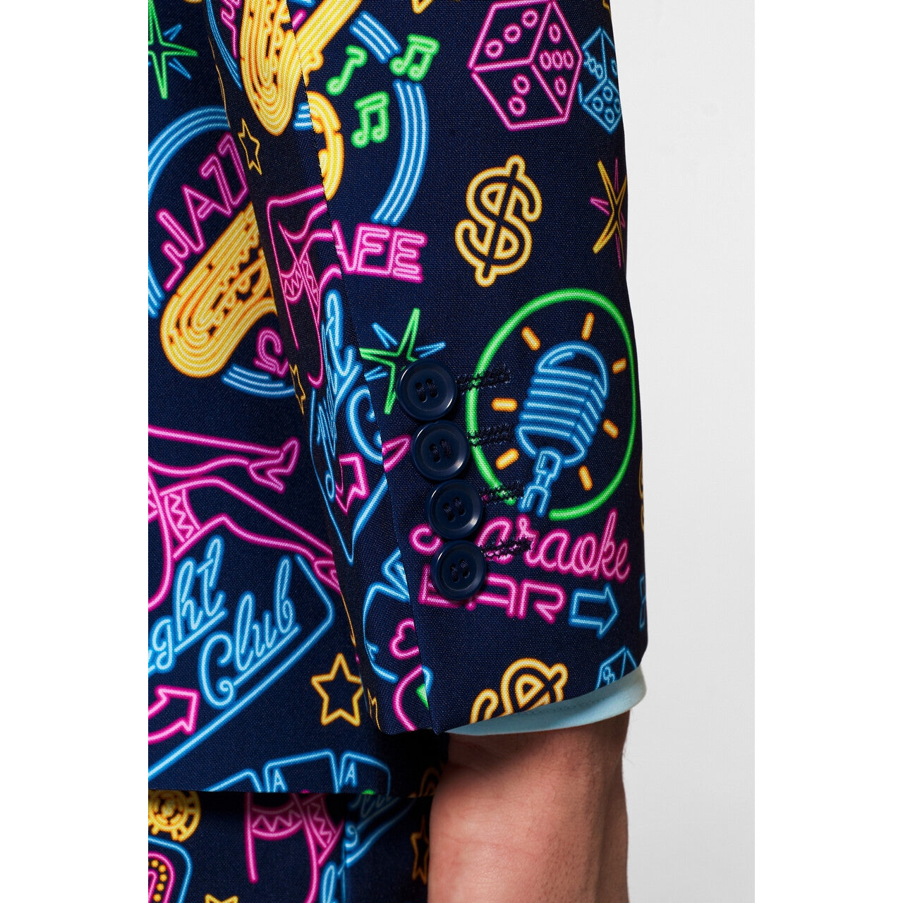 Op deze afbeelding zie je een Kostuums, van het merk Opposuits. Mr. Vegas Casino Man Kostuum