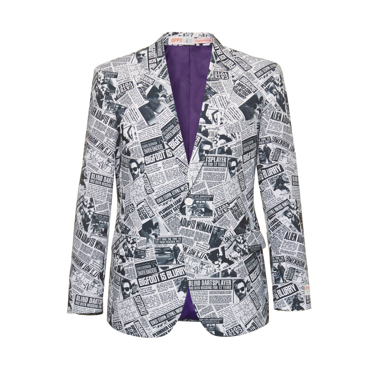 Op deze afbeelding zie je een Kostuums, van het merk Opposuits. Voorpagina Nieuws Man Kostuum