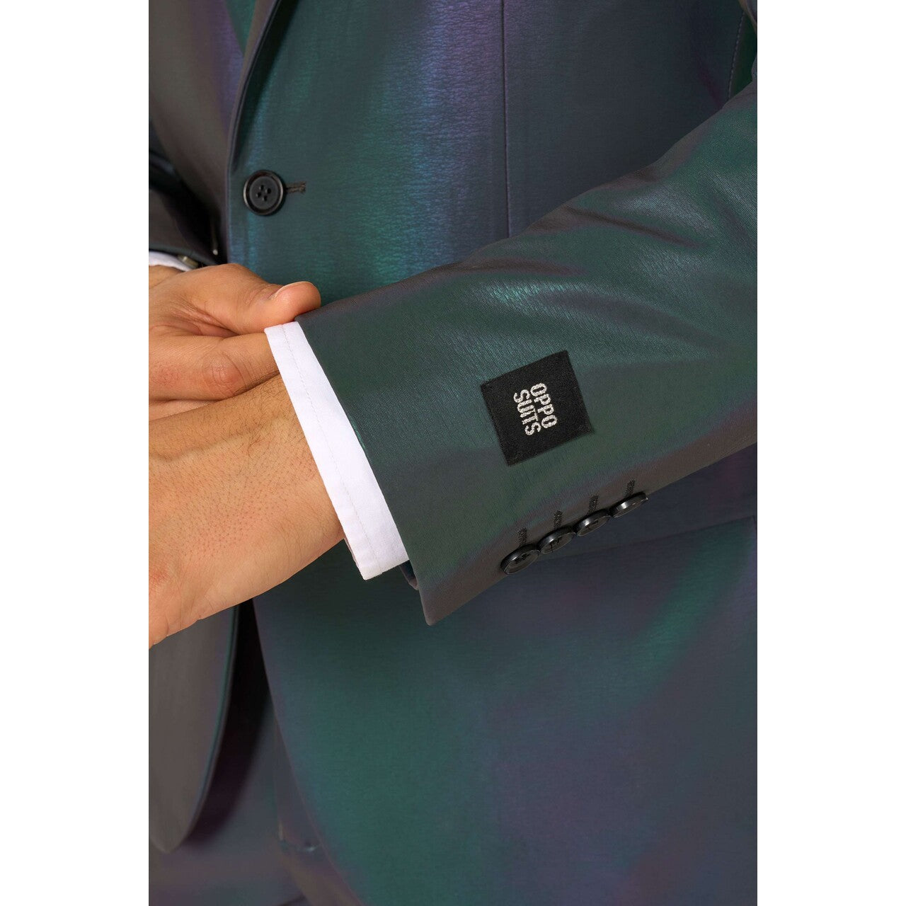 Op deze afbeelding zie je een Kostuums, van het merk Opposuits. Reflective Perfective Man Kostuum