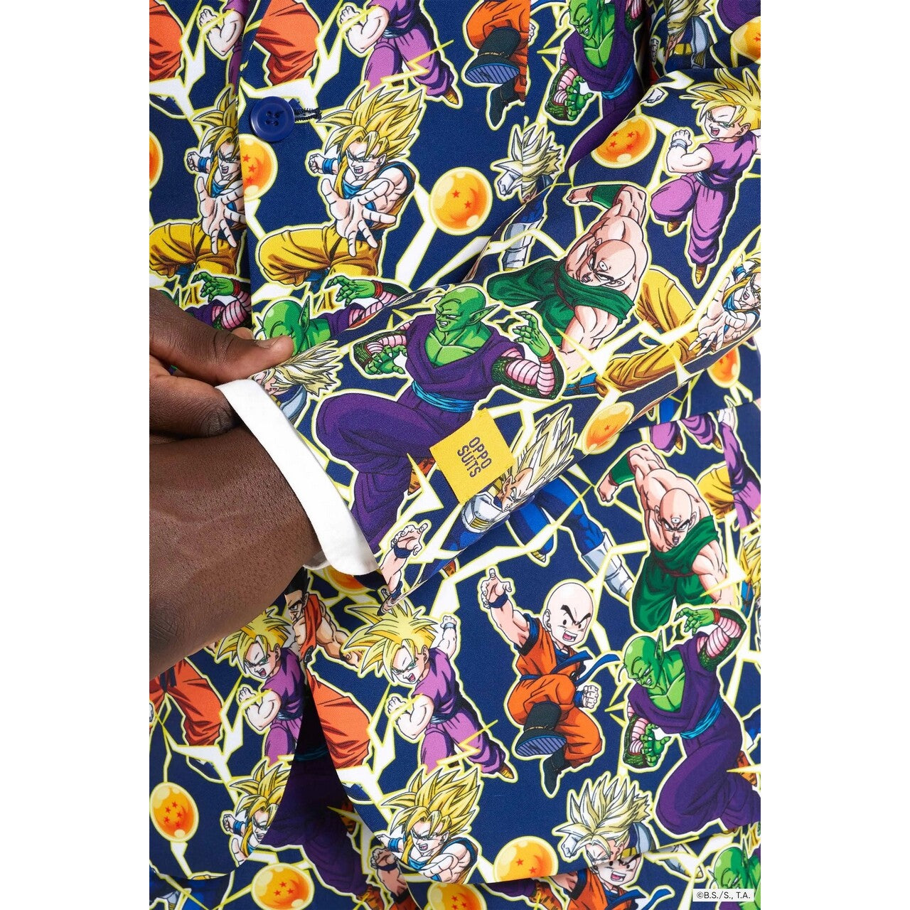 Op deze afbeelding zie je een Kostuums, van het merk Opposuits. Dragon Ball Z Heroes Man Kostuum