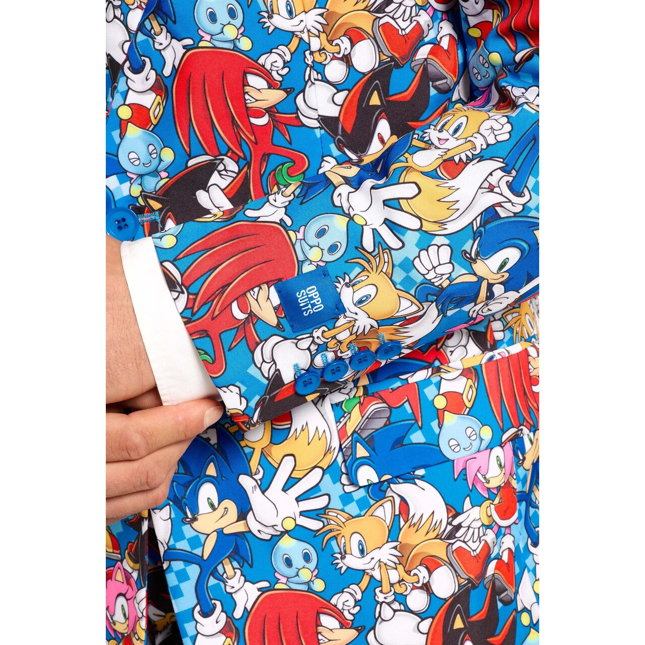 Op deze afbeelding zie je een Kostuums, van het merk Opposuits. Sonic The Hedgehog Hero Icons Man Kostuum