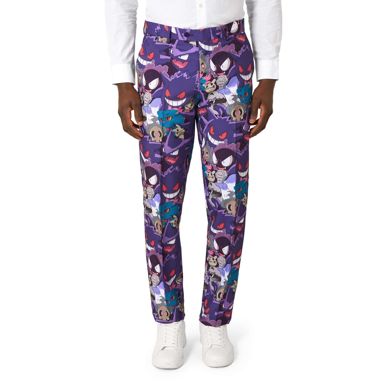 Op deze afbeelding zie je een Kostuums, van het merk Opposuits. Pokémon Ghost Types Man Kostuum
