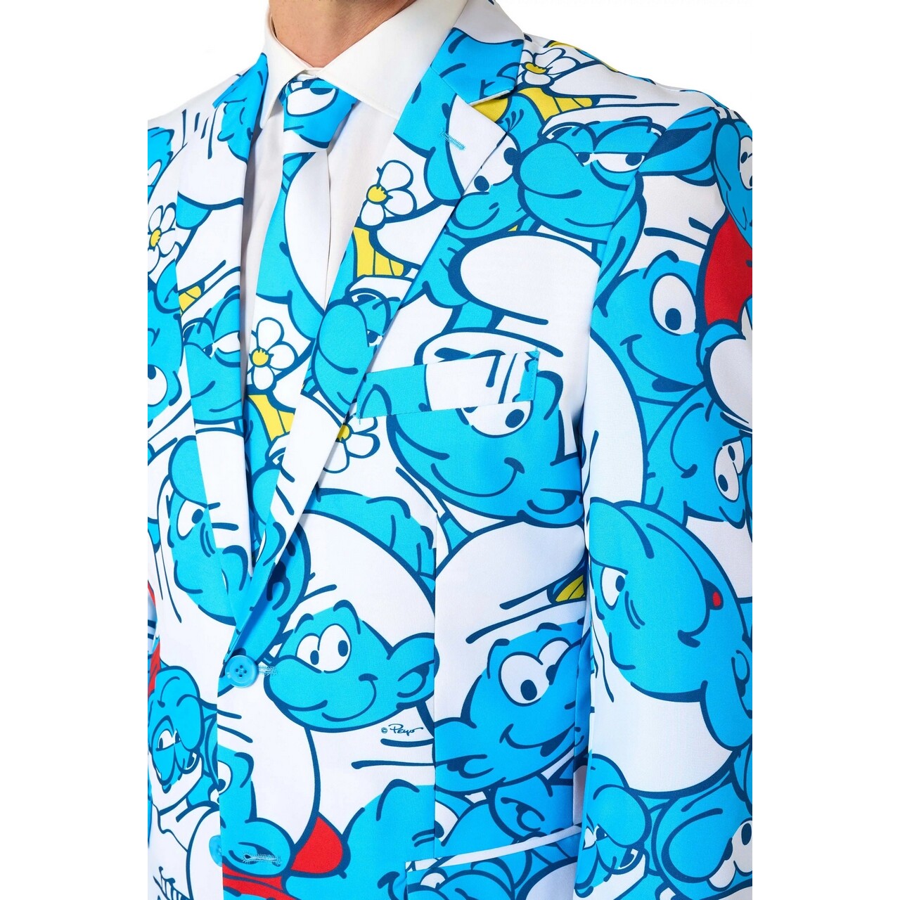 Op deze afbeelding zie je een Kostuums, van het merk Opposuits. The Smurfs Man Kostuum