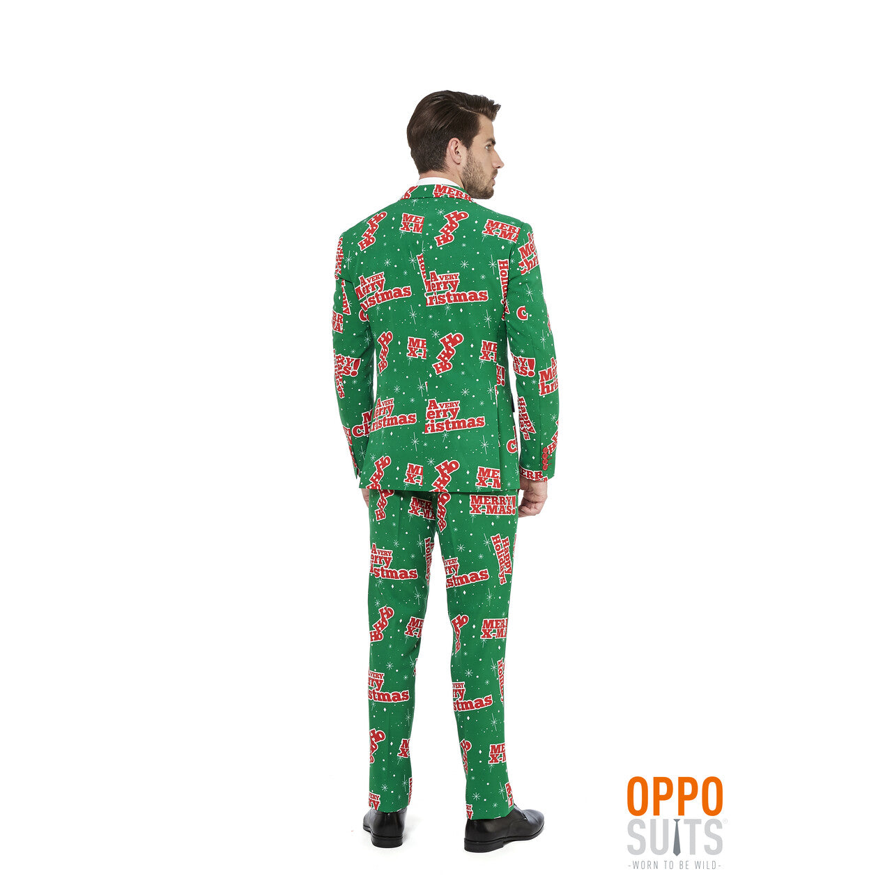 Op deze afbeelding zie je een Kostuums, van het merk Opposuits. Merry Christmas Happy Holidude Opposuit Man Kostuum