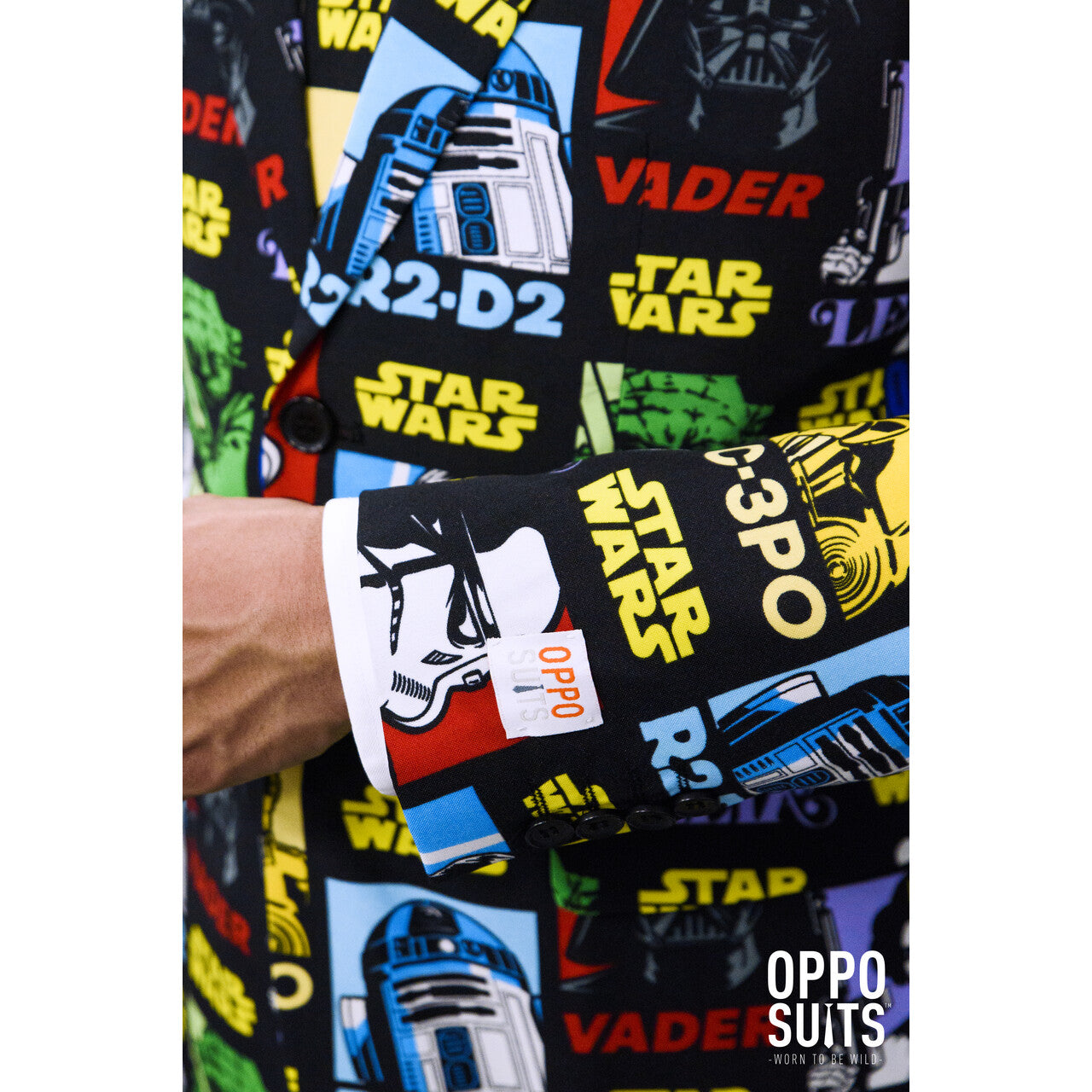 Op deze afbeelding zie je een Kostuums, van het merk Opposuits. Star Wars™ Strong Force Opposuit Man Kostuum