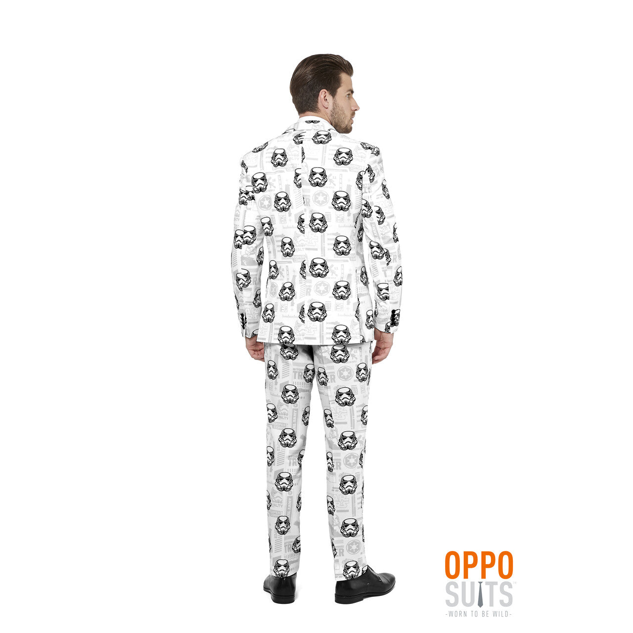 Op deze afbeelding zie je een Kostuums, van het merk Opposuits. Star Wars™ Stormtrooper Opposuit Man Kostuum