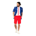 Summer Festival Extravagant Stars And Stripes Opposuit Kostuum Man