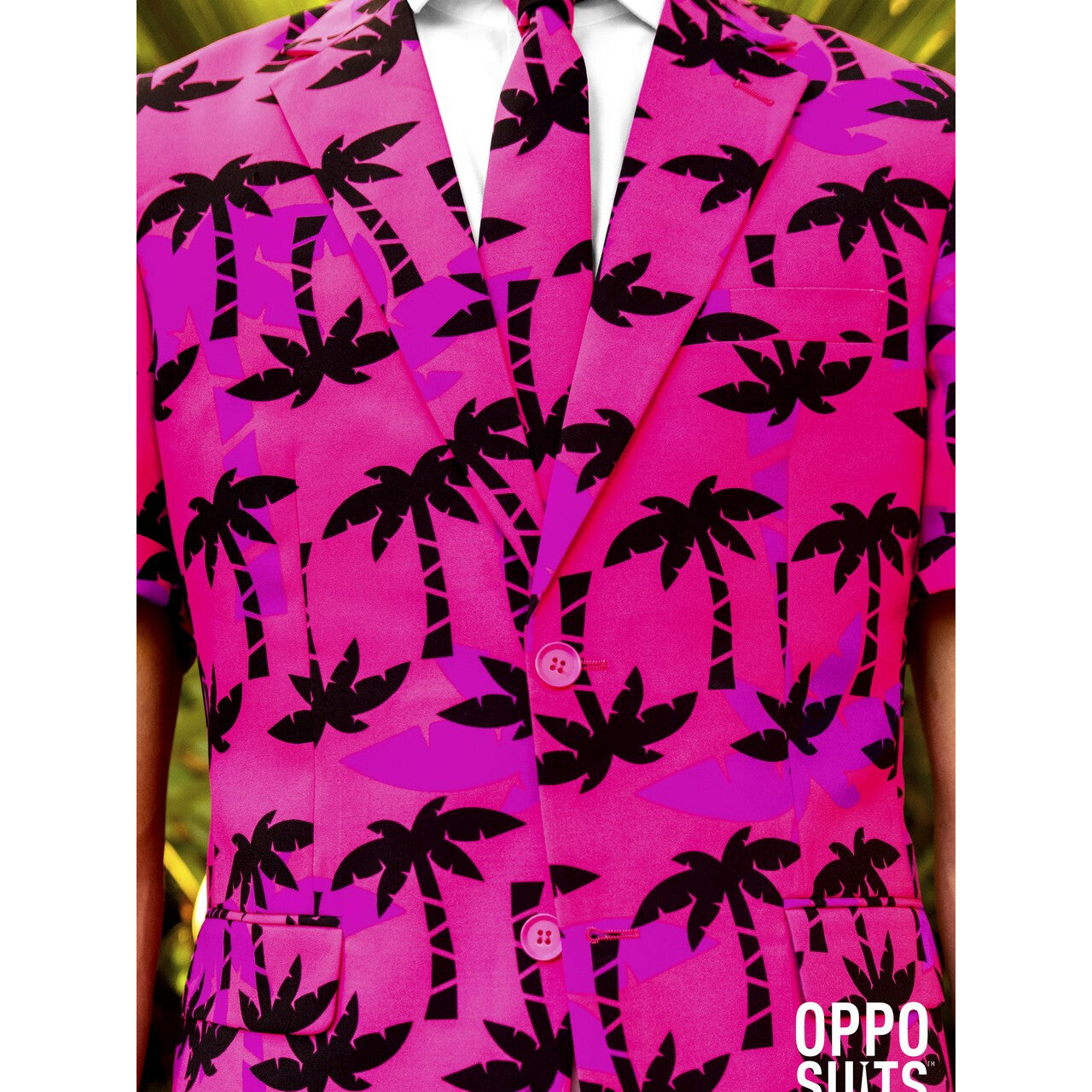 Op deze afbeelding zie je een Kostuums, van het merk Opposuits. Summer Hawaii Tropical Inn Opposuit Kostuum Man