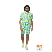 Op deze afbeelding zie je een Kostuums, van het merk Opposuits. Tropisch Lange Zomer Ananas Zomer Man Kostuum