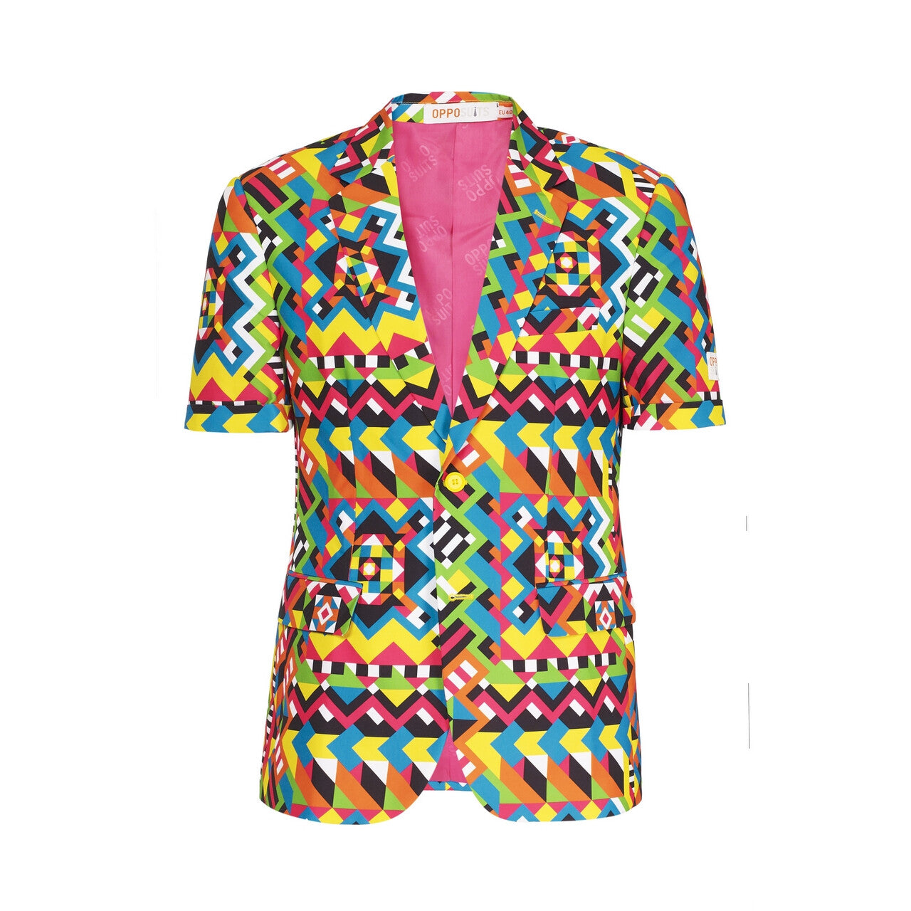 Op deze afbeelding zie je een Kostuums, van het merk Opposuits. Abstractive Caleidoscoop Man Kostuum