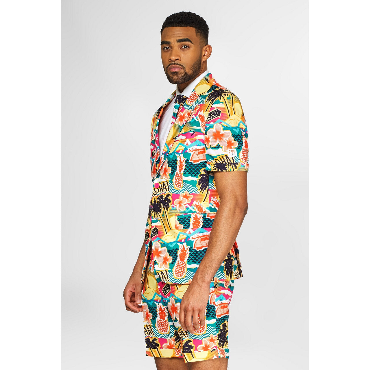 Op deze afbeelding zie je een Kostuums, van het merk Opposuits. Aloha Hero Tropisch Eiland Zomer Man Kostuum