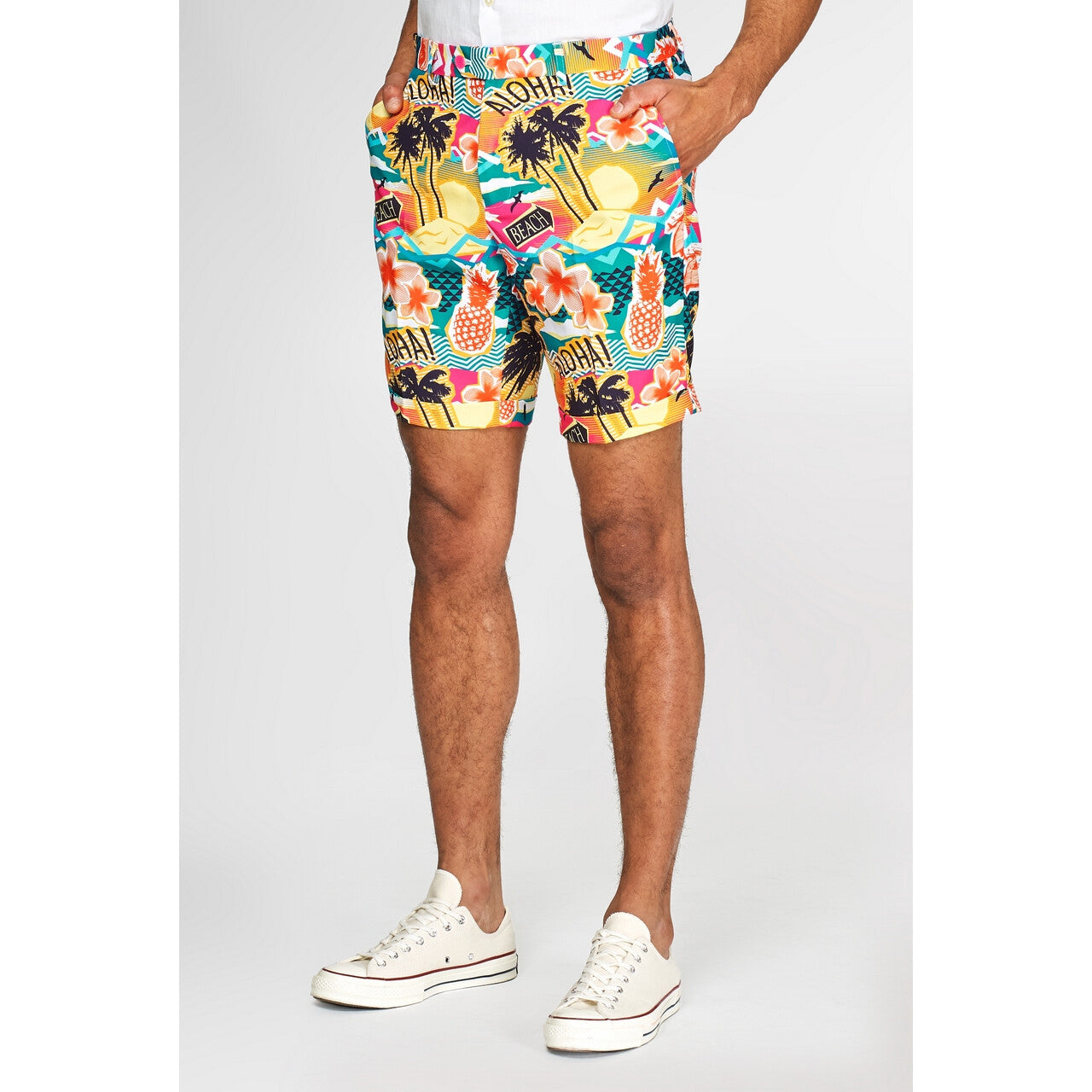 Op deze afbeelding zie je een Kostuums, van het merk Opposuits. Aloha Hero Tropisch Eiland Zomer Man Kostuum