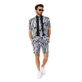 Summer Zazzy Zebra Stripes Man Kostuum
