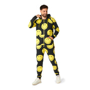 Op deze afbeelding zie je een Kostuums, van het merk Opposuits. Onesie Smiley Face Kostuum
