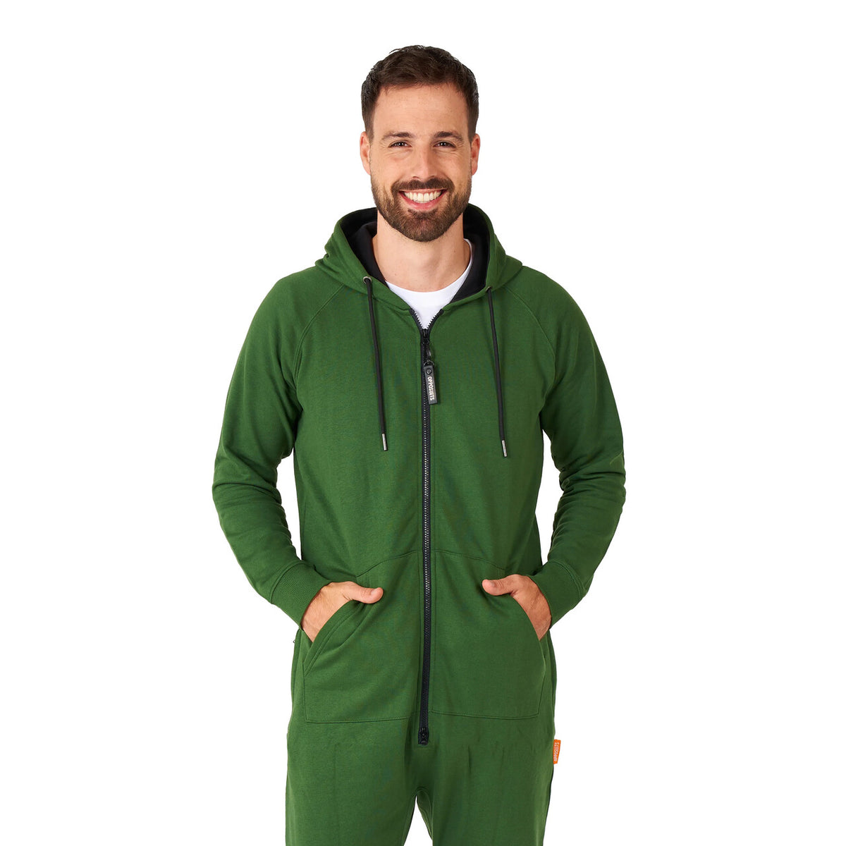 Op deze afbeelding zie je een Kostuums, van het merk Opposuits. Glorious Green Onesie Unisex Kostuum