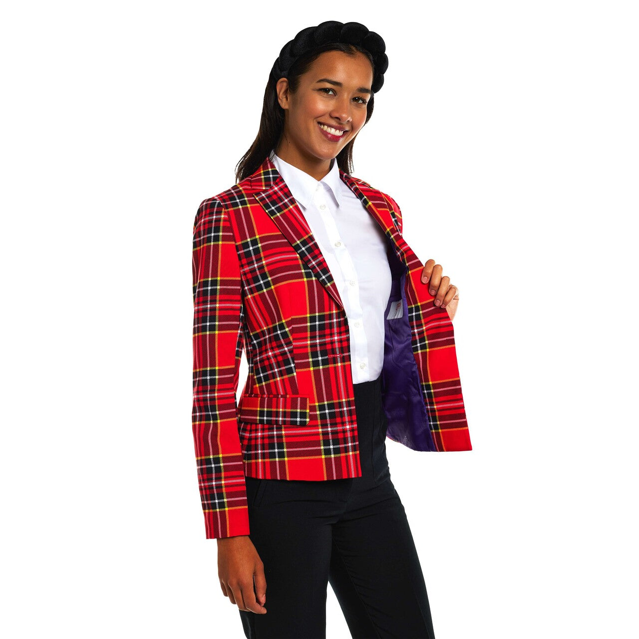 Op deze afbeelding zie je een Kostuums, van het merk Opposuits. Lumberjackie Vrouw Kostuum