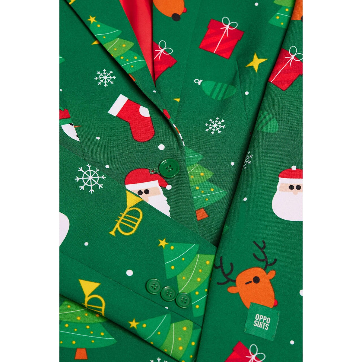 Op deze afbeelding zie je een Kostuums, van het merk Opposuits. Festivity Green Vrouw Kostuum