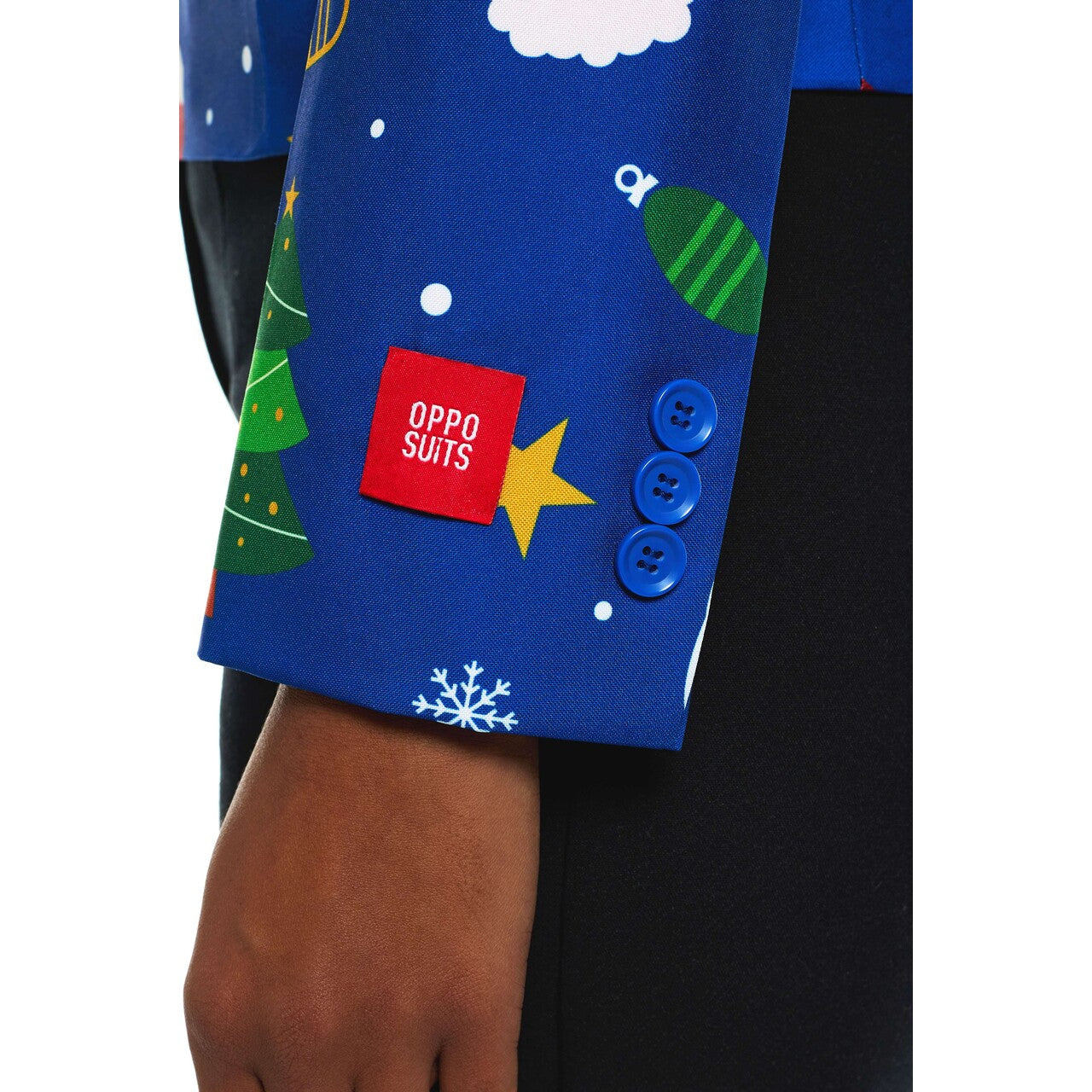 Op deze afbeelding zie je een Kostuums, van het merk Opposuits. Festivity Blue Vrouw Kostuum