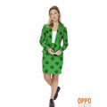 Iers St. Patricks Girl Opposuit Vrouw Kostuum