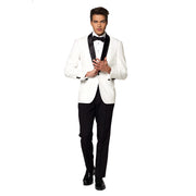 Op deze afbeelding zie je een Kostuums, van het merk Opposuits. Pearly White Cocktail Party Man Kostuum
