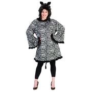 Op deze afbeelding zie je een Kostuums, van het merk Pierros. Gestreept Zebra Kostuum Vrouw