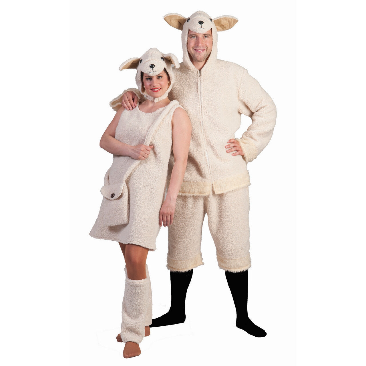 Op deze afbeelding zie je een Kostuums, van het merk Pierros. Schaap Man Kostuum