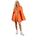 Superheld Miss Oranje Fan Vrouw Kostuum
