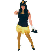 Op deze afbeelding zie je een Kostuums, van het merk PartyXplosion. Tule Rokje Fluor Geel Vrouw