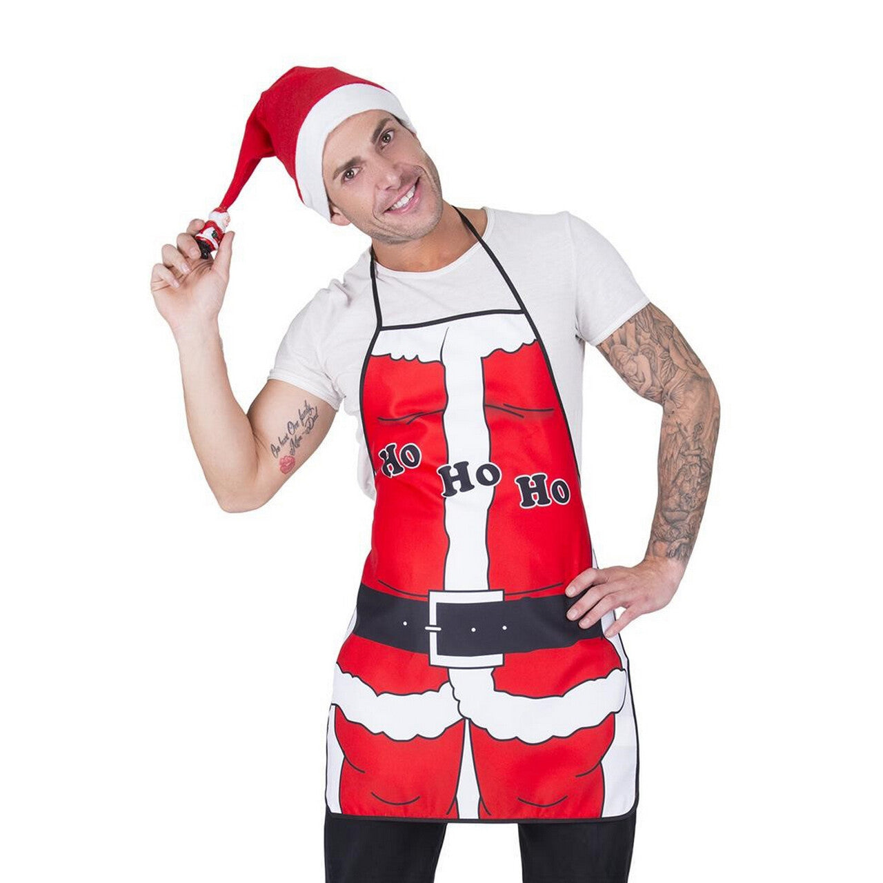 Op deze afbeelding zie je een Kostuums, van het merk PartyXplosion. Santa Cooking Schort