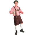 Heinrich Lederhose Donkerbruin Kort Man