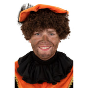 Op deze afbeelding zie je een Accessoires, van het merk PartyXplosion. Kraag Trevira Polyester Zwart Volwassenen