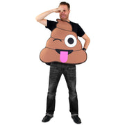 Op deze afbeelding zie je een Kostuums, van het merk PartyXplosion. Drol Emoticon Poep Kostuum Man